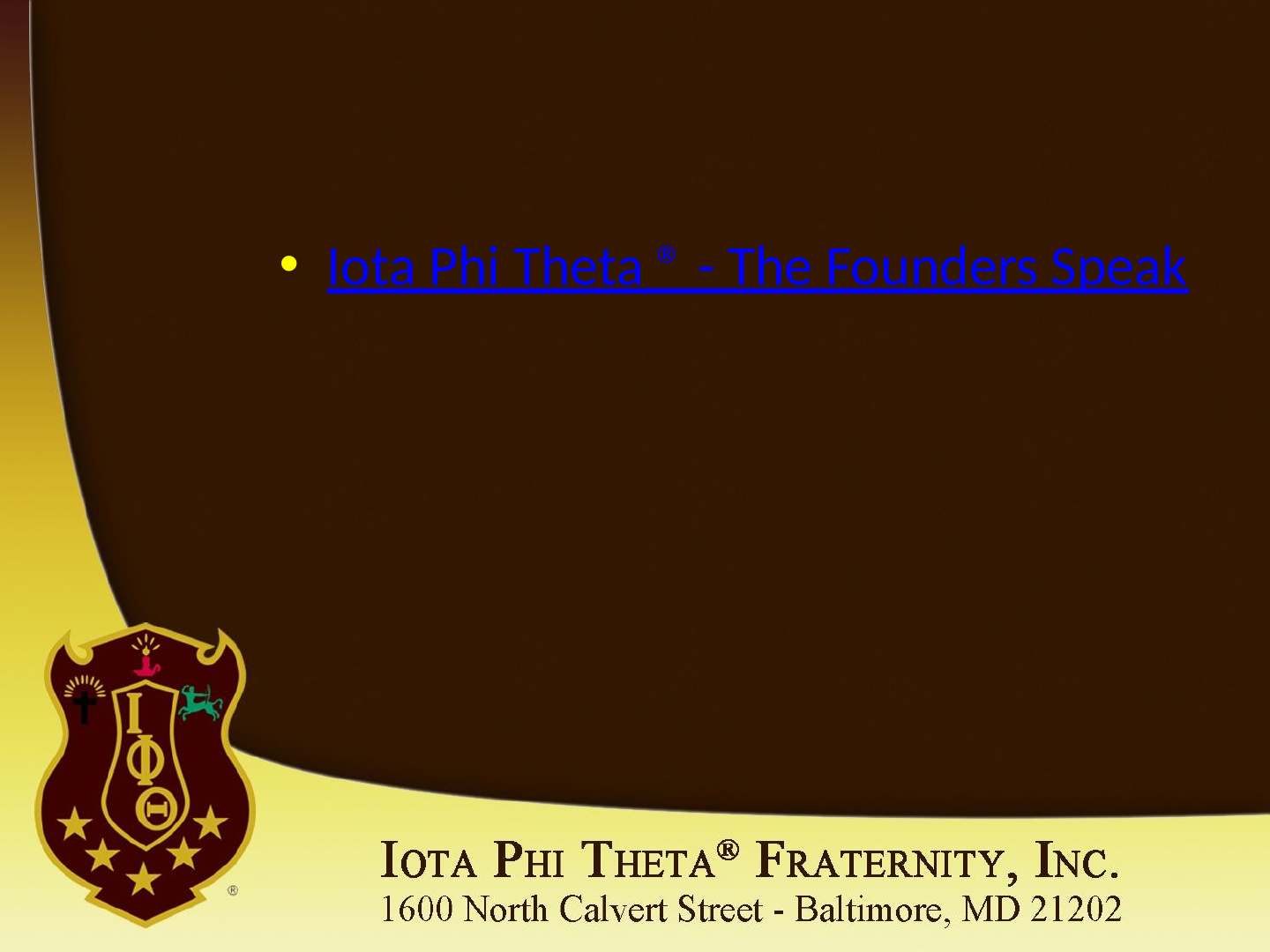 New Member Orientation Slide